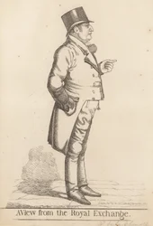Lee La Chamette (1817); Une vue de la Bourse Royale, 1817