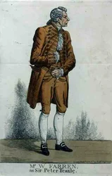 M. William Farren (1786-1861) en tant que Sir Peter Teazle
