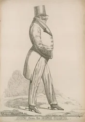 Sir Robert Bolton; Une vue des Horse Guards