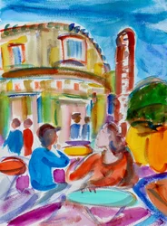 Café dans le Castro, San Francisco, 2018