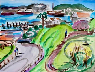 Vue sur la baie