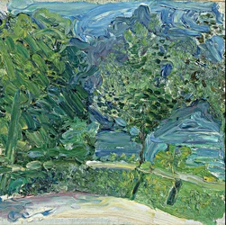 Route au bord du lac près de Gmunden, 1907
