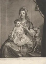 Lady Cathcart et son enfant