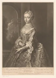 Femme avec des gants près d