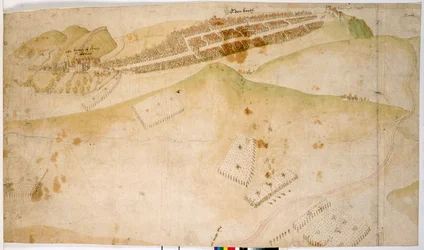 Plan coloré, ou vue d