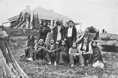 Indiens de la rivière Fraser, Colombie-Britannique, Canada, 1912