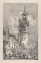 Tour du Gros-Horloge, bâtie sous la domination des Anglais en 1417