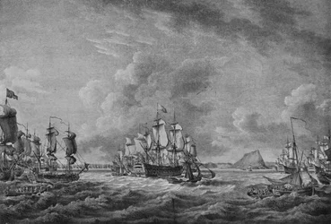 Howe à Gibraltar, vers 1785