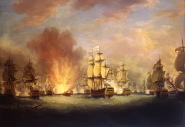 La bataille au clair de lune : la bataille au large du cap Saint-Vincent