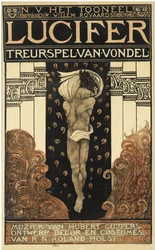 Affiche pour la pièce Lucifer