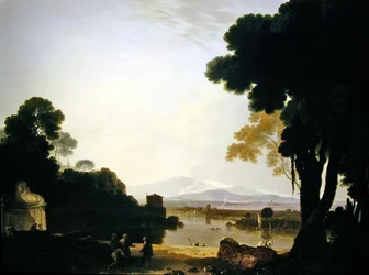 Vue sur le Tibre avec l