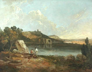 Scène de lac italien