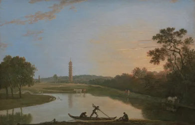 Jardins de Kew : La pagode et le pont