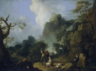 Paysage avec bandits