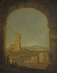 Torre del Fiscale, près de Rome, Italie, vers 1775