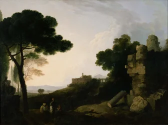 Paysage de Tivoli, caprice