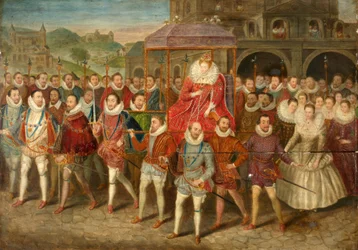 Une procession de la reine Elizabeth I, c.1800-40
