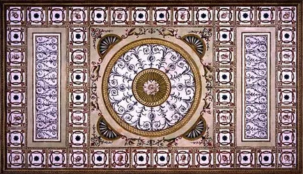 Design pour le plafond de la bibliothèque à Osterley House, résidence de Robert Child Esq.