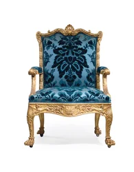Une paire de fauteuils dorés George III