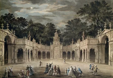 Les illuminations à Buckingham House pour l