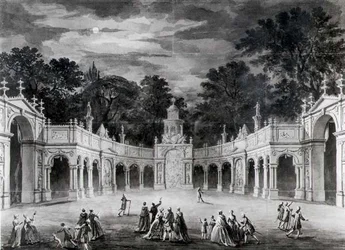 Les illuminations de Buckingham House pour célébrer l