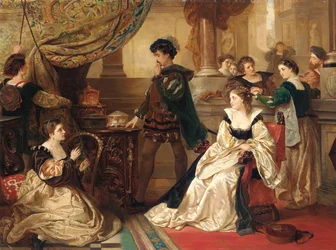 Les Trois Coffrets, de Le Marchand de Venise, Acte III, Scène II