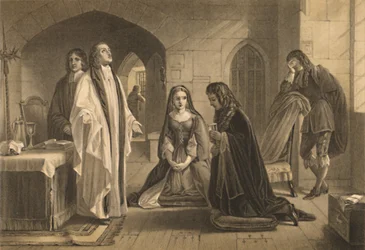Lord William Russell recevant le sacrement, 1886