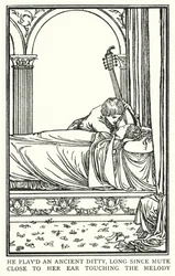 Illustration pour Poèmes de John Keats : La Veille de Saint Agnès