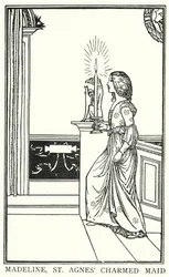 Illustration pour Poèmes de John Keats : La Veille de la Sainte-Agnès