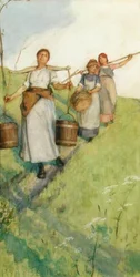 Retour à la maison - Les laitières