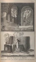 Fabrication du verre. De l