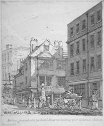 Presbytère de St Katherine Coleman, Fenchurch Street, City de Londres, 1817