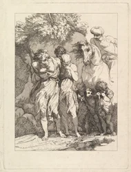 Une famille captive, vers 1783