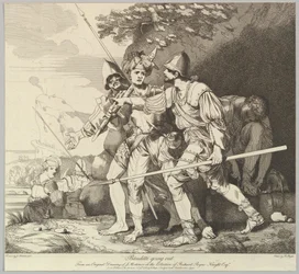 Bandits sortant, 9 novembre 1780