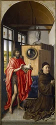 Saint Jean-Baptiste et le franciscain Heinrich von Werl, 1437
