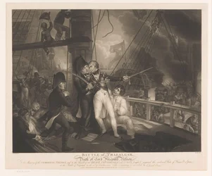 Bataille de Trafalgar avec la mort d