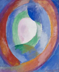 Formes circulaires, lune no 1