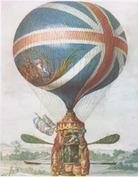 Le ballon de Lunardi, de British Adventure publié par Collins, 1947