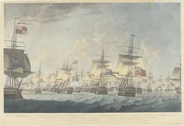 Bataille de Camperdown (1797) : attaque par la flotte britannique