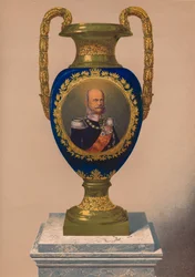 Vase en porcelaine, 1863