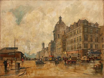 Broomielaw (huile sur toile)