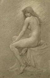 Étude pour Lilith, vers 1900