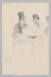 Scène de café