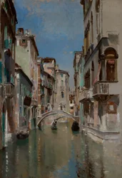 Canal de Venise, quartier de San Trovaso
