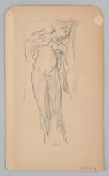 Étude pour une femme dansante, « Humeurs à la musique », Mendelssohn Glee Club, New York, NY