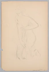 Étude pour une femme agenouillée, "Vintage Festival," Mendelssohn Glee Club, New York