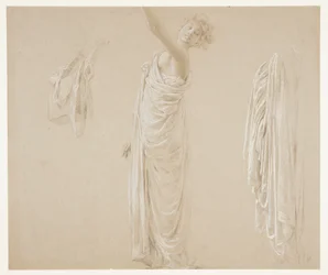 Étude pour le chef du cortège, « Fête des vendanges », Mendelssohn Glee Club, New York, NY