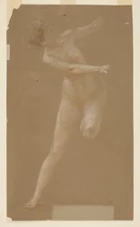 Étude pour la ménade gauche, « Fête des vendanges », Mendelssohn Glee Club, New York, NY
