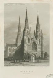 Cathédrale de Lichfield - Façade ouest