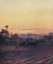 Travail tardif, vers 1880, 1904